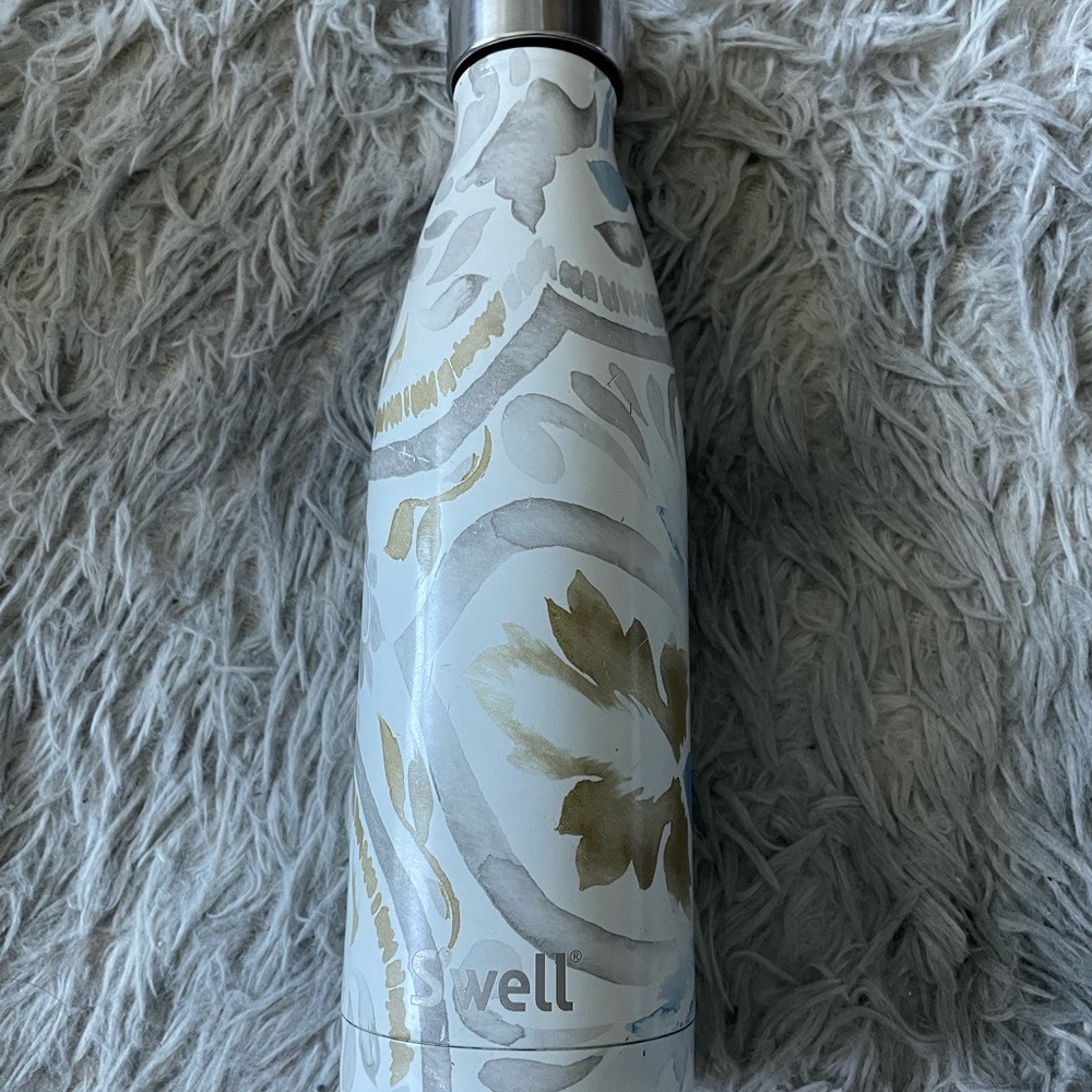 S'well White and Gold Dining Water Bottle